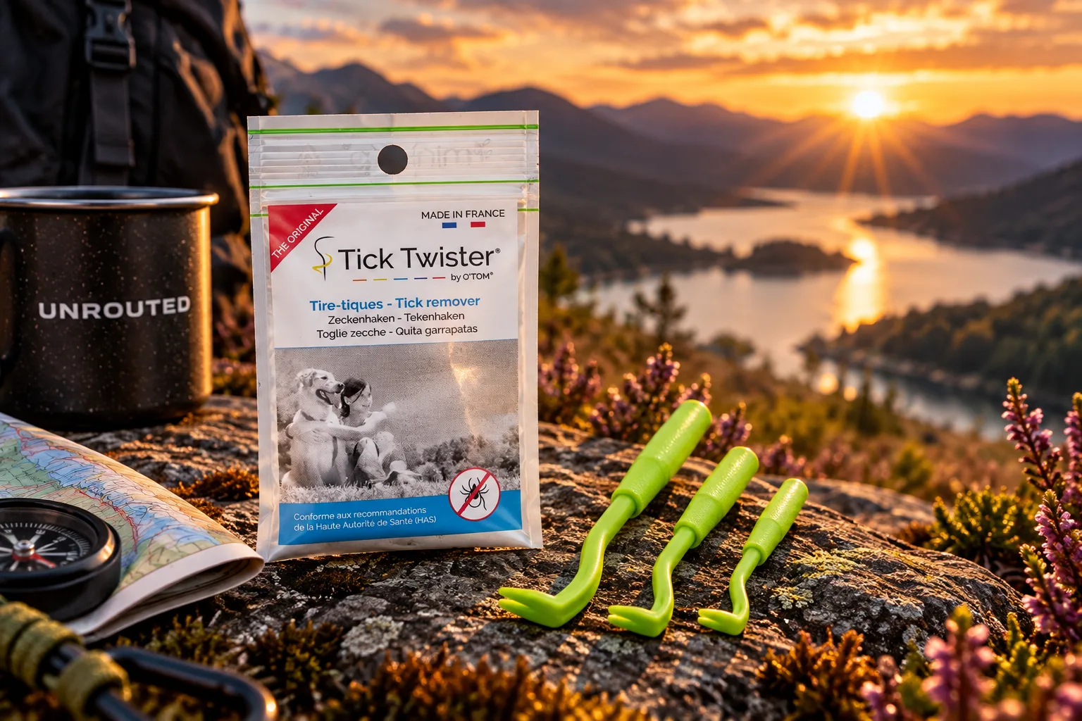 O'Tom Tick Twister tick removal tools outdoors